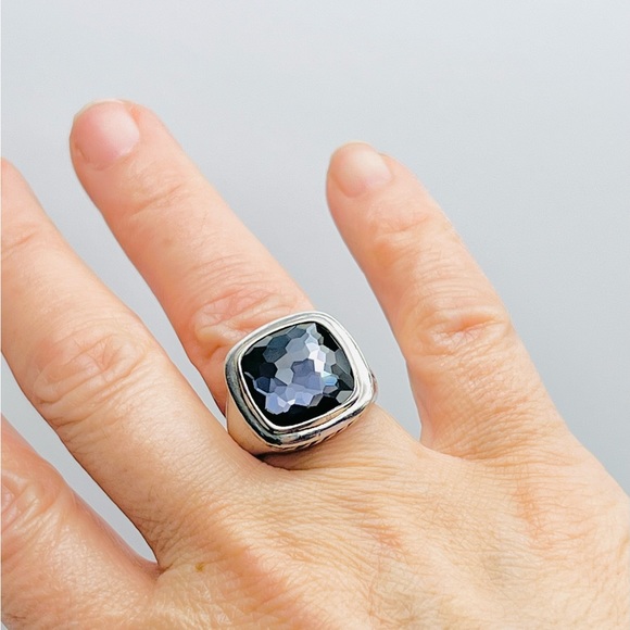 David Yurman 14mm Albion Black Orchid Ring - Picture 7 of 11